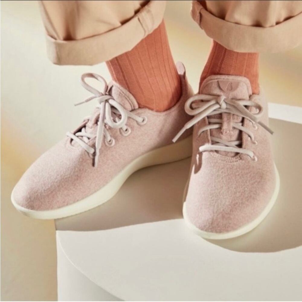 Allbirds Pink Wool Runners Sneakers W8